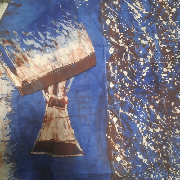 African natural hand made shirts multiple colors. - Picture 2 of 2